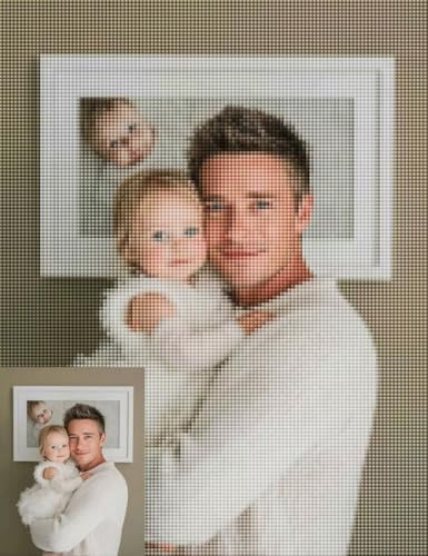 Diamond Painting Eigenes Foto, Diamond Painting Personalisiert Muster Design 5D DIY Vollbohrer Diamanten Malerei Mosaik Bastelset Erwachsene für Zimmer Deko Wanddeko, Geschenke 100x159cm -zpg25072FW von Zeipopge