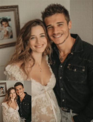 Diamond Painting Eigenes foto, Diamant Painting Bilder Design 5D DIY Vollbohrer Diamanten Malerei Stickerei Kreuzstich Basteln Erwachsene für Deko Wohnzimmer, Geschenke 70 x 170 cm -zpg25072M2H2Q von Zeipopge