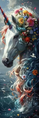 Diamond Painting Einhorn Diamond Painting Erwachsene Groß XXL 80x240cm, 5D DIY Mosaikherstellung Ozean Crystal Art Stickerei Kreuzstich für kinder Anfänger, Zimmer Deko Wohnzimmer, Geschenke -pg2504E9 Diamond Painting Einhorn Diamond Painting Erwachsene Groß XXL 80x240cm, 5D DIY Mosaikherstellung Ozean Crystal Art Stickerei Kreuzstich für kinder Anfänger, Zimmer Deko Wohnzimmer, Geschenke -pg2504E9 von Zeipopge