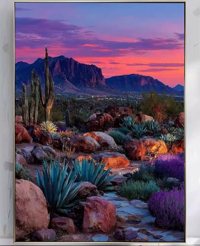 Diamond Painting Landschaft, Diamond painting Erwachsene Natur Muster Design 5D DIY Eckige Vollbohrer Diamanten Malerei Stickerei Kreuzstich Basteln Erwachsene für Deko Wohnzimmer 30x40cm -zpg2507G4 von Zeipopge