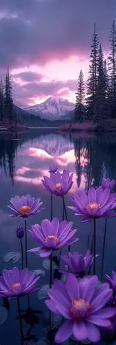 Diamond Painting Landschaft Diamond Painting Erwachsene Groß XXL 80 x 240 cm, 5D DIY Mosaikherstellung Lotus Crystal Art Stickerei Kreuzstich für kinder Anfänger, Deko Wohnzimmer, Geschenke -pg2504DB Diamond Painting Landschaft Diamond Painting Erwachsene Groß XXL 80 x 240 cm, 5D DIY Mosaikherstellung Lotus Crystal Art Stickerei Kreuzstich für kinder Anfänger, Deko Wohnzimmer, Geschenke -pg2504DB von Zeipopge