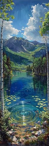 Diamond Painting Landschaft Diamond Painting Kinder, Crystal Art Berg Mosaikherstellung 5D DIY Vollbohrer Diamanten Malerei Stickerei Kreuzstich für Deko Wohnzimmer, Geschenke 90x270cm -pg2504Q0 Diamond Painting Landschaft Diamond Painting Kinder, Crystal Art Berg Mosaikherstellung 5D DIY Vollbohrer Diamanten Malerei Stickerei Kreuzstich für Deko Wohnzimmer, Geschenke 90x270cm -pg2504Q0 von Zeipopge
