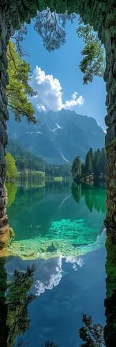 Diamond Painting Landschaft Diamond Painting Kinder, Crystal Art Wald Mosaikherstellung 5D DIY Vollbohrer Diamanten Malerei Stickerei Kreuzstich für Deko Wohnzimmer, Geschenke 90x270cm -pg25048G Diamond Painting Landschaft Diamond Painting Kinder, Crystal Art Wald Mosaikherstellung 5D DIY Vollbohrer Diamanten Malerei Stickerei Kreuzstich für Deko Wohnzimmer, Geschenke 90x270cm -pg25048G von Zeipopge