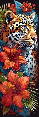 Diamond Painting Leopard Diamond Painting Kinder, Crystal Art Blume Mosaikherstellung 5D DIY Vollbohrer Diamanten Malerei Stickerei Kreuzstich für Deko Wohnzimmer, Geschenke 90 x 270 cm -pg2504UU Diamond Painting Leopard Diamond Painting Kinder, Crystal Art Blume Mosaikherstellung 5D DIY Vollbohrer Diamanten Malerei Stickerei Kreuzstich für Deko Wohnzimmer, Geschenke 90 x 270 cm -pg2504UU von Zeipopge