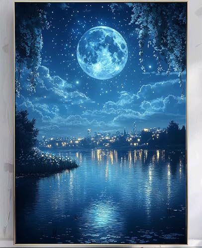 Diamond Painting Sternenhimmel, Diamond painting Erwachsene Landschaft Muster Design 5D DIY Eckige Vollbohrer Diamanten Malerei Stickerei Kreuzstich Basteln für Deko Wohnzimmer 60x80cm -zpg2507P6 Diamond Painting Sternenhimmel, Diamond painting Erwachsene Landschaft Muster Design 5D DIY Eckige Vollbohrer Diamanten Malerei Stickerei Kreuzstich Basteln für Deko Wohnzimmer 60x80cm -zpg2507P6 von Zeipopge