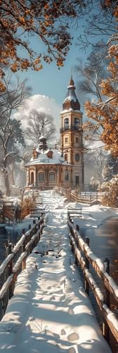 Diamond Painting Winter Diamond Painting Erwachsene Groß XXL 100x300cm, 5D DIY Mosaikherstellung Kirche Crystal Art Stickerei Kreuzstich für kinder Anfänger, Deko Wohnzimmer, Geschenke -pg250427 Diamond Painting Winter Diamond Painting Erwachsene Groß XXL 100x300cm, 5D DIY Mosaikherstellung Kirche Crystal Art Stickerei Kreuzstich für kinder Anfänger, Deko Wohnzimmer, Geschenke -pg250427 von Zeipopge