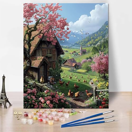 Malen Nach Zahlen Architektur Malen Nach Zahlen Erwachsene, Paint by Numbers Bauernhof Paint by Numbers Adult Inklusive 3 Pinsel und Acrylfarbe für Zimmer Deko, Geschenke 60 x 80 cm -zp2539N732G Malen Nach Zahlen Architektur Malen Nach Zahlen Erwachsene, Paint by Numbers Bauernhof Paint by Numbers Adult Inklusive 3 Pinsel und Acrylfarbe für Zimmer Deko, Geschenke 60 x 80 cm -zp2539N732G von Zeipopge