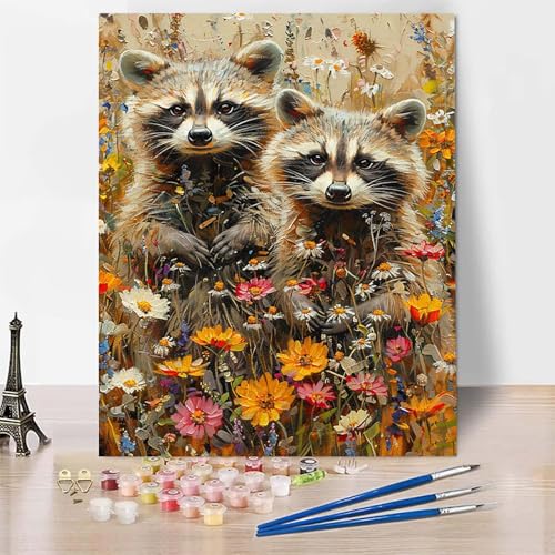 Malen Nach Zahlen Blume Malen Nach Zahlen Erwachsene, Paint by Numbers Waschbär Paint by Numbers Adult Inklusive 3 Pinsel und Acrylfarbe für Zimmer Deko Wohnzimmer, Geschenke 60 x 80 cm -zp25312 Malen Nach Zahlen Blume Malen Nach Zahlen Erwachsene, Paint by Numbers Waschbär Paint by Numbers Adult Inklusive 3 Pinsel und Acrylfarbe für Zimmer Deko Wohnzimmer, Geschenke 60 x 80 cm -zp25312 von Zeipopge