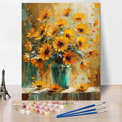 Malen Nach Zahlen Erwachsene Anlage Malen Nach Zahlen, Paint by Numbers Sonnenblume Painting by Numbers Bastelset Erwachsene mit 3 Pinseln und Acrylfarbe für Zimmer Deko 100 X 135 CM -zp2532H13P1 Malen Nach Zahlen Erwachsene Anlage Malen Nach Zahlen, Paint by Numbers Sonnenblume Painting by Numbers Bastelset Erwachsene mit 3 Pinseln und Acrylfarbe für Zimmer Deko 100 X 135 CM -zp2532H13P1 von Zeipopge