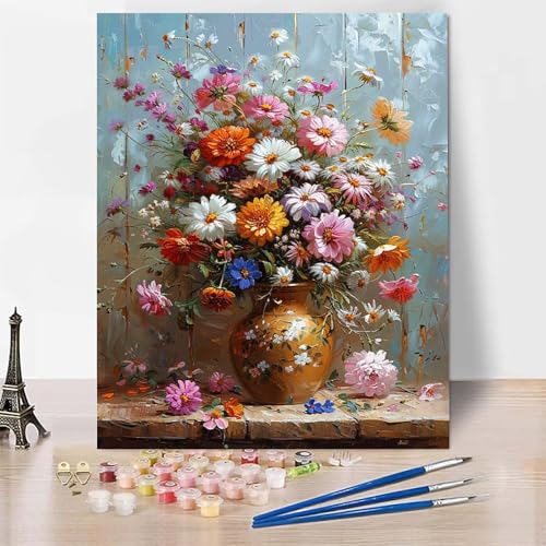 Malen Nach Zahlen Erwachsene Blume Malen Nach Zahlen, Paint by Numbers Vase Painting by Numbers Bastelset Erwachsene mit 3 Pinseln und Acrylfarbe für Zimmer Deko, Geschenke 70 x 95 cm -zp25372IT11 Malen Nach Zahlen Erwachsene Blume Malen Nach Zahlen, Paint by Numbers Vase Painting by Numbers Bastelset Erwachsene mit 3 Pinseln und Acrylfarbe für Zimmer Deko, Geschenke 70 x 95 cm -zp25372IT11 von Zeipopge