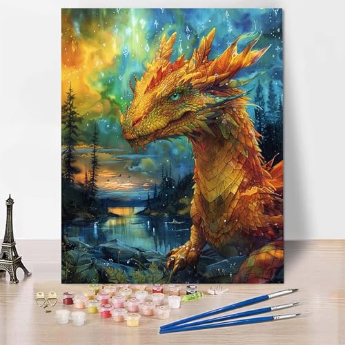 Malen Nach Zahlen Erwachsene Drachen Malen Nach Zahlen, Paint by Numbers Wald Painting by Numbers Bastelset Erwachsene mit 3 Pinseln und Acrylfarbe für Zimmer Deko, Geschenke 100 X 135 CM -zp253WN Malen Nach Zahlen Erwachsene Drachen Malen Nach Zahlen, Paint by Numbers Wald Painting by Numbers Bastelset Erwachsene mit 3 Pinseln und Acrylfarbe für Zimmer Deko, Geschenke 100 X 135 CM -zp253WN von Zeipopge