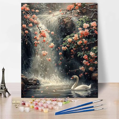 Malen Nach Zahlen Erwachsene Fallen Malen Nach Zahlen, Paint by Numbers Schwan Painting by Numbers Bastelset Erwachsene mit 3 Pinseln und Acrylfarbe für Zimmer Deko, Geschenke 100 X 135 CM -zp253X7 Malen Nach Zahlen Erwachsene Fallen Malen Nach Zahlen, Paint by Numbers Schwan Painting by Numbers Bastelset Erwachsene mit 3 Pinseln und Acrylfarbe für Zimmer Deko, Geschenke 100 X 135 CM -zp253X7 von Zeipopge