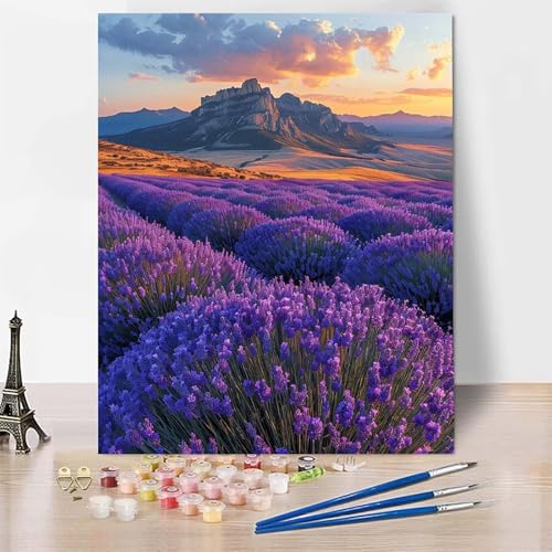 Malen Nach Zahlen Erwachsene Landschaft Malen Nach Zahlen, Paint by Numbers Lavendel Painting by Numbers Bastelset Erwachsene mit 3 Pinseln und Acrylfarbe für Zimmer Deko 100 X 135 CM -zp2537P3033 Malen Nach Zahlen Erwachsene Landschaft Malen Nach Zahlen, Paint by Numbers Lavendel Painting by Numbers Bastelset Erwachsene mit 3 Pinseln und Acrylfarbe für Zimmer Deko 100 X 135 CM -zp2537P3033 von Zeipopge
