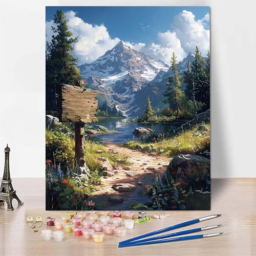 Malen Nach Zahlen Erwachsene Landschaft Malen Nach Zahlen, Paint by Numbers Schneeberg Painting by Numbers Bastelset Erwachsene mit 3 Pinseln und Acrylfarbe für Zimmer Deko 100 X 135 CM -zp253P5 Malen Nach Zahlen Erwachsene Landschaft Malen Nach Zahlen, Paint by Numbers Schneeberg Painting by Numbers Bastelset Erwachsene mit 3 Pinseln und Acrylfarbe für Zimmer Deko 100 X 135 CM -zp253P5 von Zeipopge
