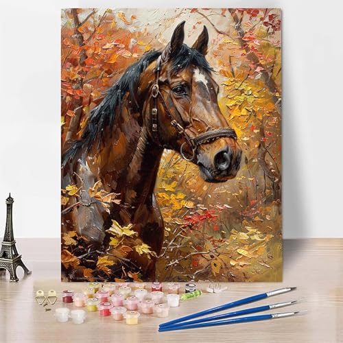 Malen Nach Zahlen Erwachsene Pferd Malen Nach Zahlen, Paint by Numbers Tier Painting by Numbers Bastelset Erwachsene mit 3 Pinseln und Acrylfarbe für Zimmer Deko, Geschenke 100 X 135 CM -zp253JT Malen Nach Zahlen Erwachsene Pferd Malen Nach Zahlen, Paint by Numbers Tier Painting by Numbers Bastelset Erwachsene mit 3 Pinseln und Acrylfarbe für Zimmer Deko, Geschenke 100 X 135 CM -zp253JT von Zeipopge