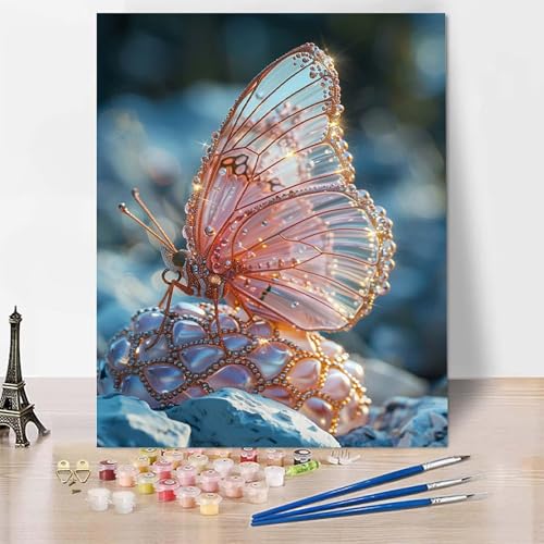 Malen Nach Zahlen Erwachsene Schmetterling Malen Nach Zahlen, Paint by Numbers Tier Painting by Numbers Bastelset Erwachsene mit 3 Pinseln und Acrylfarbe für Zimmer Deko, Geschenke 70 x 95 cm -zp253S2 Malen Nach Zahlen Erwachsene Schmetterling Malen Nach Zahlen, Paint by Numbers Tier Painting by Numbers Bastelset Erwachsene mit 3 Pinseln und Acrylfarbe für Zimmer Deko, Geschenke 70 x 95 cm -zp253S2 von Zeipopge