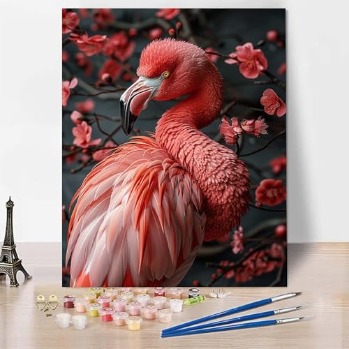 Malen Nach Zahlen Erwachsene Tier Malen Nach Zahlen, Paint by Numbers Flamingo Painting by Numbers Bastelset Erwachsene mit 3 Pinseln und Acrylfarbe für Zimmer Deko, Geschenke 100 X 135 CM -zp2534Q Malen Nach Zahlen Erwachsene Tier Malen Nach Zahlen, Paint by Numbers Flamingo Painting by Numbers Bastelset Erwachsene mit 3 Pinseln und Acrylfarbe für Zimmer Deko, Geschenke 100 X 135 CM -zp2534Q von Zeipopge
