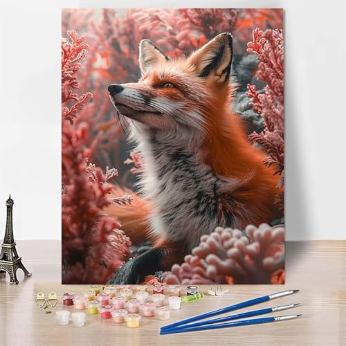 Malen Nach Zahlen Erwachsene Tier Malen Nach Zahlen, Paint by Numbers Fuchs Painting by Numbers Bastelset Erwachsene mit 3 Pinseln und Acrylfarbe für Zimmer Deko, Geschenke 50 x 65 cm -zp253R4WG22 Malen Nach Zahlen Erwachsene Tier Malen Nach Zahlen, Paint by Numbers Fuchs Painting by Numbers Bastelset Erwachsene mit 3 Pinseln und Acrylfarbe für Zimmer Deko, Geschenke 50 x 65 cm -zp253R4WG22 von Zeipopge