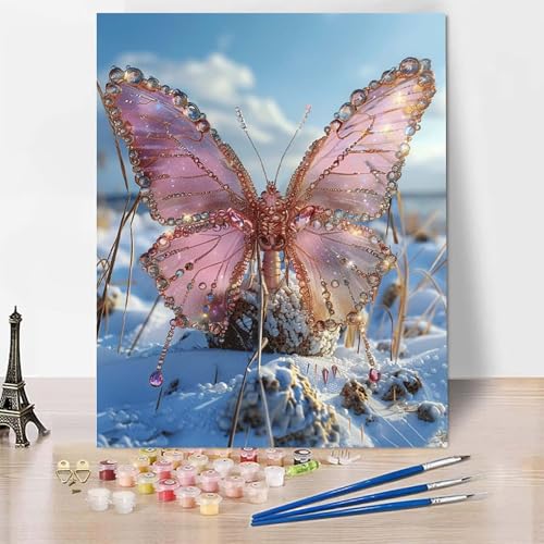 Malen Nach Zahlen Erwachsene Tier Malen Nach Zahlen, Paint by Numbers Schmetterling Painting by Numbers Bastelset Erwachsene mit 3 Pinseln und Acrylfarbe für Zimmer Deko, Geschenke 40 x 50 cm -zp25367 Malen Nach Zahlen Erwachsene Tier Malen Nach Zahlen, Paint by Numbers Schmetterling Painting by Numbers Bastelset Erwachsene mit 3 Pinseln und Acrylfarbe für Zimmer Deko, Geschenke 40 x 50 cm -zp25367 von Zeipopge