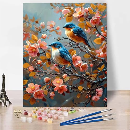Malen Nach Zahlen Erwachsene Vogel Malen Nach Zahlen, Paint by Numbers Blume Painting by Numbers Bastelset Erwachsene mit 3 Pinseln und Acrylfarbe für Zimmer Deko, Geschenke 100 X 135 CM -zp253MF Malen Nach Zahlen Erwachsene Vogel Malen Nach Zahlen, Paint by Numbers Blume Painting by Numbers Bastelset Erwachsene mit 3 Pinseln und Acrylfarbe für Zimmer Deko, Geschenke 100 X 135 CM -zp253MF von Zeipopge