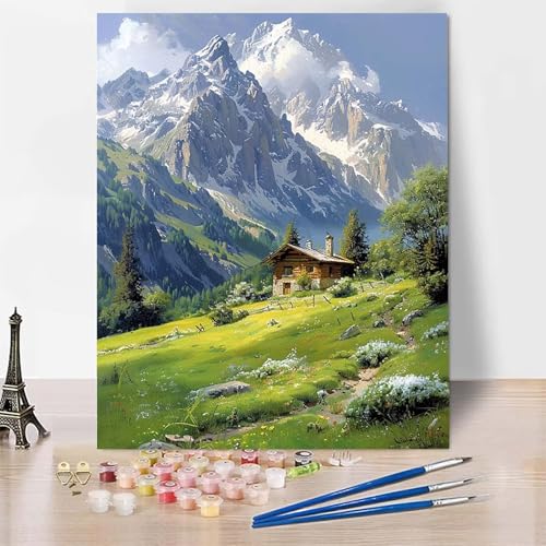 Malen Nach Zahlen Erwachsene Wiese Malen Nach Zahlen, Paint by Numbers Landschaft Painting by Numbers Bastelset Erwachsene mit 3 Pinseln und Acrylfarbe für Zimmer Deko, Geschenke 50 x 65 cm -zp253Z6 Malen Nach Zahlen Erwachsene Wiese Malen Nach Zahlen, Paint by Numbers Landschaft Painting by Numbers Bastelset Erwachsene mit 3 Pinseln und Acrylfarbe für Zimmer Deko, Geschenke 50 x 65 cm -zp253Z6 von Zeipopge
