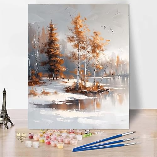 Malen Nach Zahlen Erwachsene Winter Malen Nach Zahlen, Paint by Numbers Landschaft Painting by Numbers Bastelset Erwachsene mit 3 Pinseln und Acrylfarbe für Zimmer Deko, Geschenke 60 X 80 CM -zp253X7 Malen Nach Zahlen Erwachsene Winter Malen Nach Zahlen, Paint by Numbers Landschaft Painting by Numbers Bastelset Erwachsene mit 3 Pinseln und Acrylfarbe für Zimmer Deko, Geschenke 60 X 80 CM -zp253X7 von Zeipopge