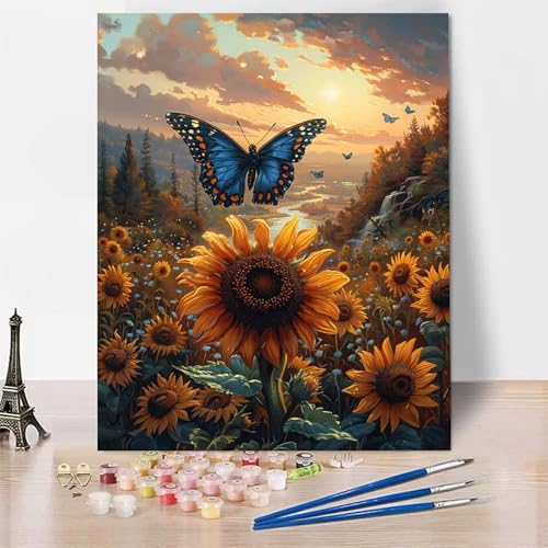 Malen Nach Zahlen Schmetterling Malen Nach Zahlen Erwachsene, Paint by Numbers Sonnenblume Paint by Numbers Adult Inklusive 3 Pinsel und Acrylfarbe für Zimmer Deko, Geschenke 100 x 135 cm -zp25327 Malen Nach Zahlen Schmetterling Malen Nach Zahlen Erwachsene, Paint by Numbers Sonnenblume Paint by Numbers Adult Inklusive 3 Pinsel und Acrylfarbe für Zimmer Deko, Geschenke 100 x 135 cm -zp25327 von Zeipopge