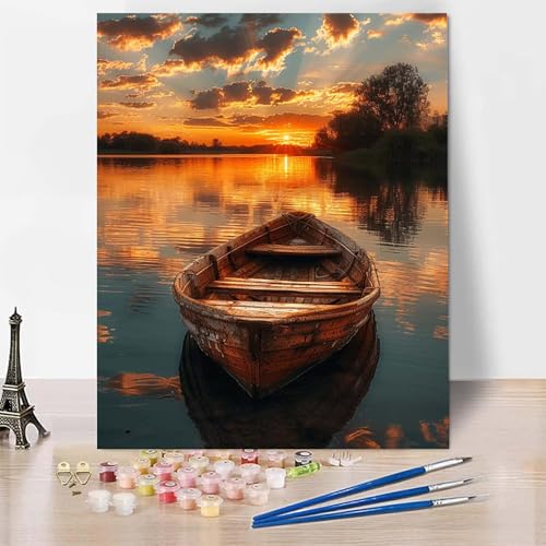 Malen Nach Zahlen Sonnenuntergang Malen Nach Zahlen Erwachsene, Paint by Numbers Boot Paint by Numbers Adult Inklusive 3 Pinsel und Acrylfarbe für Zimmer Deko, Geschenke 100 x 135 cm -zp253BNUZ72 Malen Nach Zahlen Sonnenuntergang Malen Nach Zahlen Erwachsene, Paint by Numbers Boot Paint by Numbers Adult Inklusive 3 Pinsel und Acrylfarbe für Zimmer Deko, Geschenke 100 x 135 cm -zp253BNUZ72 von Zeipopge