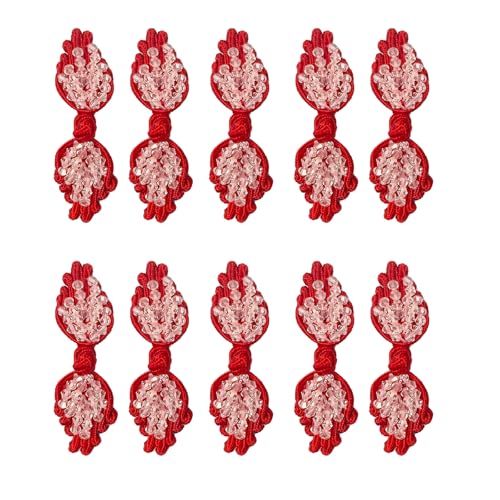 10 PCs Chinesische Schließknöpfe Chinesische Knoten Knöpfe Ethnische Stile Cheongsam Knopfverschluss Näher 10 PCs Chinesische Schließknöpfe Chinesische Knoten Knöpfe Ethnische Stile Cheongsam Knopfverschluss Näher von Zeiwohndc