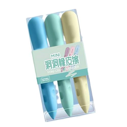 3 PCs Radiergummi Set Soft Radioer Ästhetische Radiergummis Dreieck Eraser Gummi Radiergummi Für Schulskizzen Gemälde Künste von Zeiwohndc