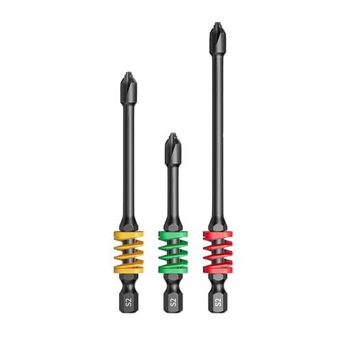 Federschraubendreher Bit Hexagonal Shank Impacting Electric Bohrer Set Schraubkopf Elektrowerkzeug Anhang Teil Magnetischer Bohrer Für Elektrowerkzeug von Zeiwohndc