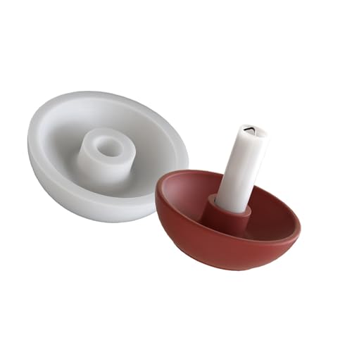Flexible Silikonkerzenhalter Formen Für Harzguss Wiederverwendbares Handwerk Weihnachten Home Decors Accessoires von Zeiwohndc