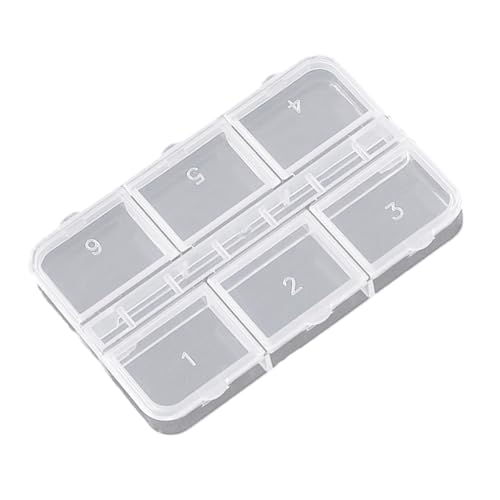 Kompakte 6 Abschnitt Kunststoff Organisatoren Für Nägel Kunstausrüstung Kleine Objektstorage Home Office Verwenden Sie Eine Klare Plastikspeicherbox Für Kleine Gegenstände Kompakte 6 Abschnitt Kunststoff Organisatoren Für Nägel Kunstausrüstung Kleine Objektstorage Home Office Verwenden Sie Eine Klare Plastikspeicherbox Für Kleine Gegenstände von Zeiwohndc