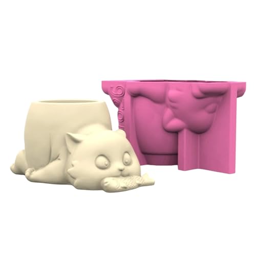 Kreative Katzen Pflanzer Stury Silicon Schimmel Wiederverwendbare Künstler Zement Cast Bastelmittelzubehör Für Haus Und Gartenbüro Schreibtisch Origination Kreative Katzen Pflanzer Stury Silicon Schimmel Wiederverwendbare Künstler Zement Cast Bastelmittelzubehör Für Haus Und Gartenbüro Schreibtisch Origination von Zeiwohndc