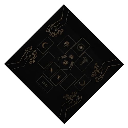 Zeiwohndc Altäre Dekorationen Tarots Tischdecke Pendel Weissagungen Altäre Tischdecke Multifunktionale Tarots Kartentischdecken Zeiwohndc Altäre Dekorationen Tarots Tischdecke Pendel Weissagungen Altäre Tischdecke Multifunktionale Tarots Kartentischdecken von Zeiwohndc
