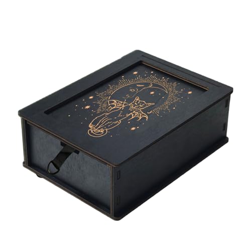 Zeiwohndc Push Pull Tarot Card Box Astrologie Schmuckstück Zeiwohndc Push Pull Tarot Card Box Astrologie Schmuckstück von Zeiwohndc