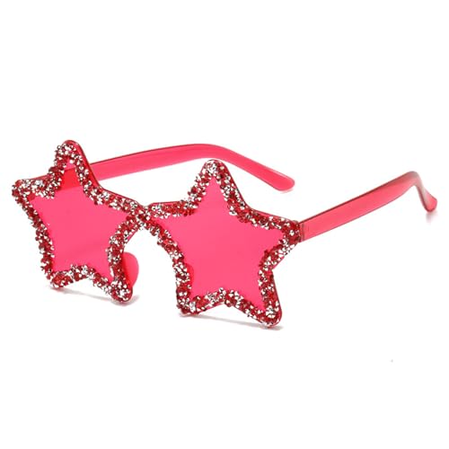 Zeiwohndc Stilvolle Startöne Für Mädchen Jungen Foto Requisiten Reisen Hip Hop Star Glitzerbrille Plastik Plastik von Zeiwohndc