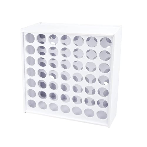 Zeiwohndc Vertikaler Lackflaschenhalter Praktischer Lackregal 49/63 Loch Organisatoren Für Bastelfarbenflaschen Raumsparend von Zeiwohndc