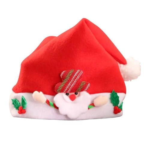 Zeiwohndc Weihnachtsmütze, Jugendliche, Weihnachts-Kopfbedeckung, interaktive Urlaubshüte für Kinder und Erwachsene Zeiwohndc Weihnachtsmütze, Jugendliche, Weihnachts-Kopfbedeckung, interaktive Urlaubshüte für Kinder und Erwachsene von Zeiwohndc