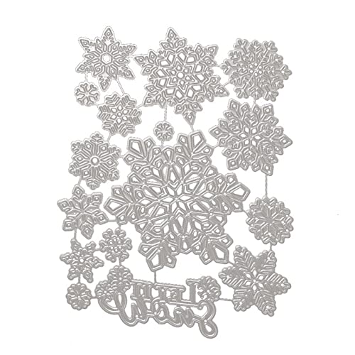 Zeizafa Metall-Stanzschablone mit weihnachtlichen Schneeflocken zum Basteln, Scrapbooking, Album, Papier, Stanzformen Zeizafa Metall-Stanzschablone mit weihnachtlichen Schneeflocken zum Basteln, Scrapbooking, Album, Papier, Stanzformen von Zeizafa