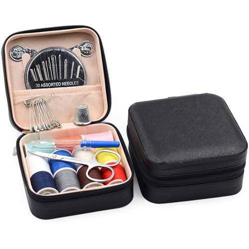 Reise-Nähset, 11 Farben, Faden und 45 Nähzubehör, tragbare Kleidung, Näh-Reparatur-Sets für Zuhause, Reisen, Nähset, tragbares Reise-Set, Nähset, Reise-Nähkästchen, Faden 27 Reise-Nähset, 11 Farben, Faden und 45 Nähzubehör, tragbare Kleidung, Näh-Reparatur-Sets für Zuhause, Reisen, Nähset, tragbares Reise-Set, Nähset, Reise-Nähkästchen, Faden 27 von Zeizafa