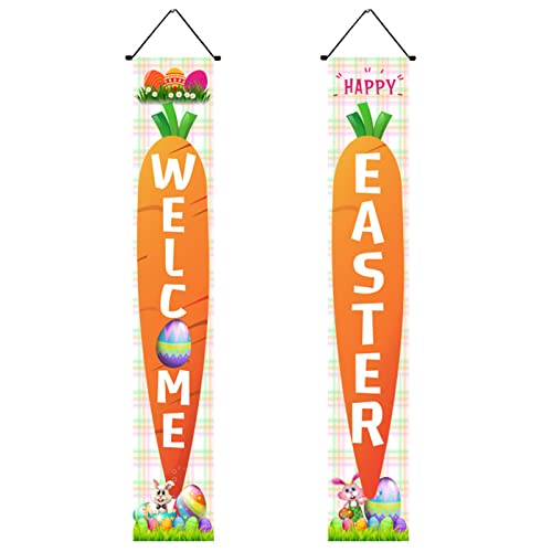 Zeizafa Frohe Ostern Couplet 1 Paar Türvorhang Hängen Für Ei Karotte Dec Ostern Tür Banner Für Haustür Zeizafa Frohe Ostern Couplet 1 Paar Türvorhang Hängen Für Ei Karotte Dec Ostern Tür Banner Für Haustür von Zeizafa