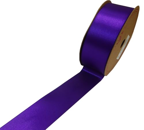 Doppelseitiges Satinband, 38 x 50 m, Dekoration und Zusammensetzung (violett) von Zelda Bomboniere