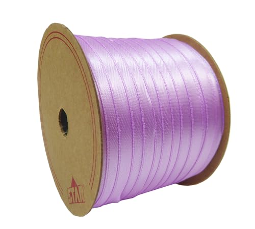 Doppelseitiges Satinband, 6 mm hoch, 100 Meter, bunt (altrosa) von Zelda Bomboniere