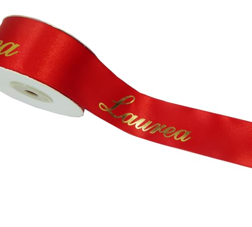 Satinband für Abschlussfeier, 40 m, 25 m, für Gastgeschenke zum Basteln Satinband für Abschlussfeier, 40 m, 25 m, für Gastgeschenke zum Basteln von Zelda Bomboniere