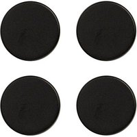 4 Zeller Magnete schwarz Ø 2,3 x 0,9 cm von Zeller