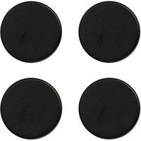 Zeller Magnete schwarz, Metall Ø 2,3 x 0,9 cm, 4 St. von Zeller