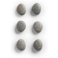 6 Zeller Stone Magnete grau 2,1 x 1,8 x 1,0 cm von Zeller