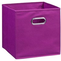 Zeller Aufbewahrungsbox 30,0 l lila 32,0 x 32,0 x 32,0 cm von Zeller