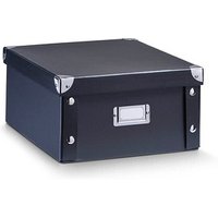 Zeller Aufbewahrungsbox 9,6 l schwarz 26,0 x 31,0 x 14,0 cm von Zeller